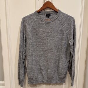 J. Crew Men's Heather Gray Crewneck Sweater